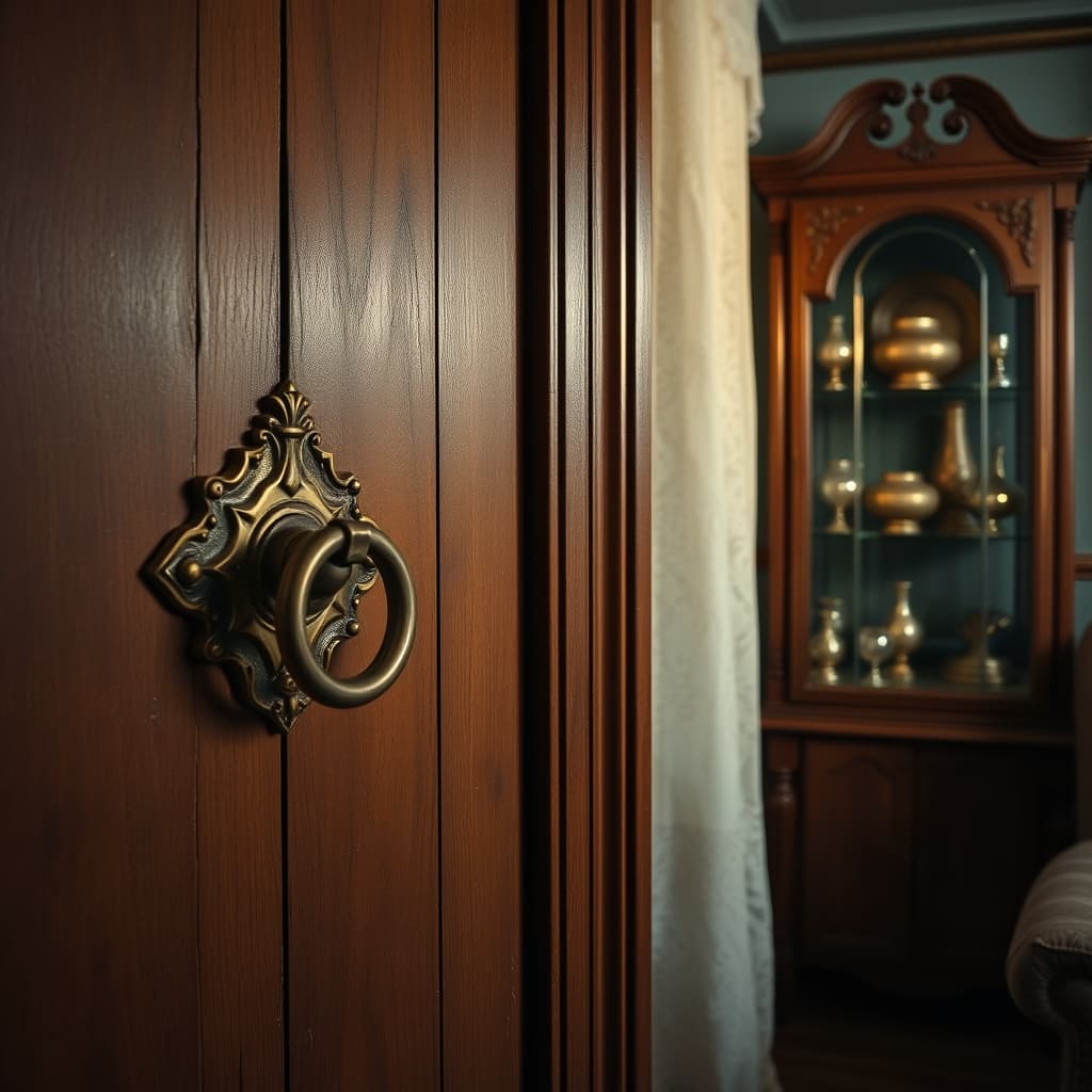 brass-door-knocker-living-room-cabinet-nostalgia
