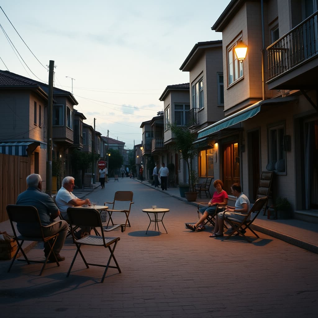 old-city-pavement-chair-neighborhood-social-life