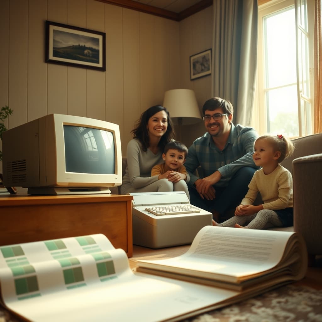 The Days of Ribbon Printers: Why a Habit Born from the Quiet Excitement of Families Gathered in the Living Room Was Never Forgotten, Seeking Refuge Under the Shade of a Plane Tree Amidst the Market Crowd