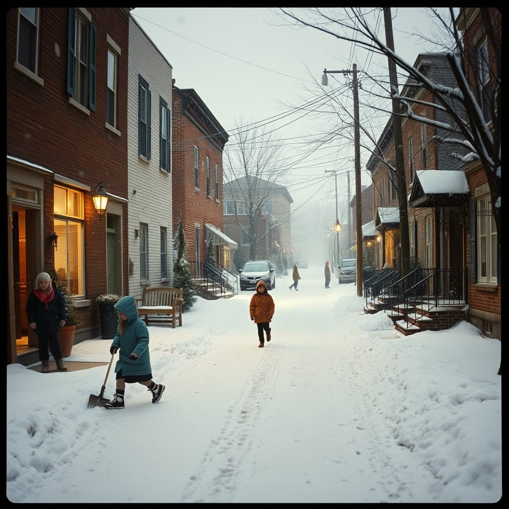 Why Did the Hours Spent in Streets That Did Not Empty When It Snowed Make Neighborliness So Strong?