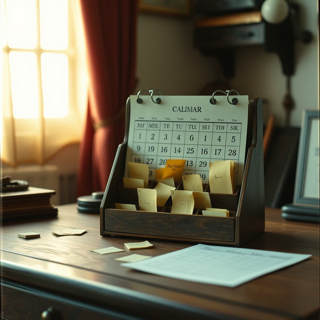 the Desk Calendar Holder and the Delicate Story Emerging from the Bottom of Chests: Why Does It Immediately Shine in the Eyes of Nostalgia Enthusiasts?