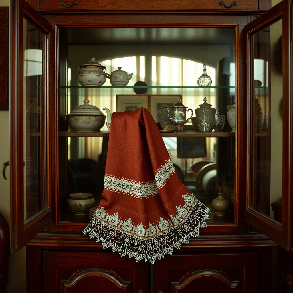 embroidered-scarf-bundle-living-room-cabinet-revival