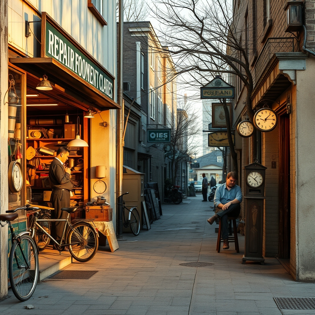 repairmen-street-shared-home-neighborhood-spring-memory