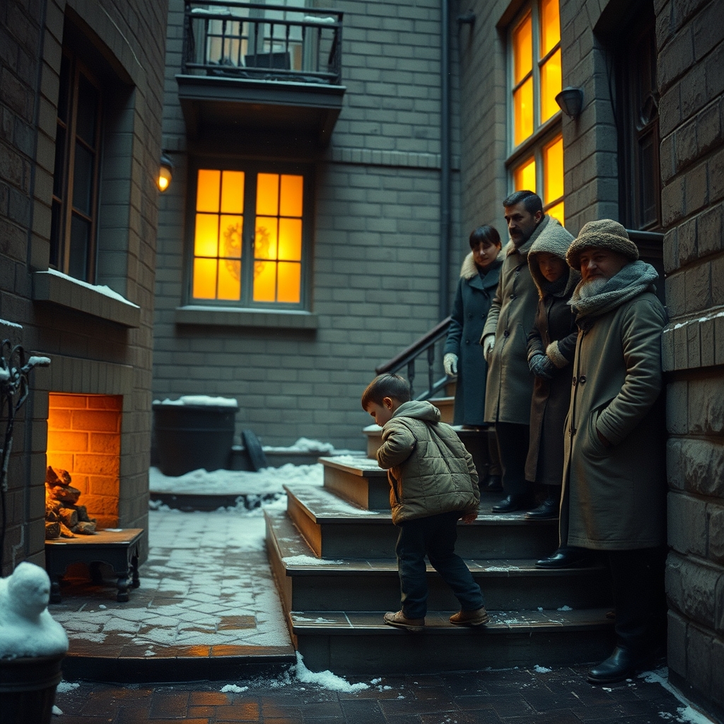 winter-coal-carrying-children-old-city-life