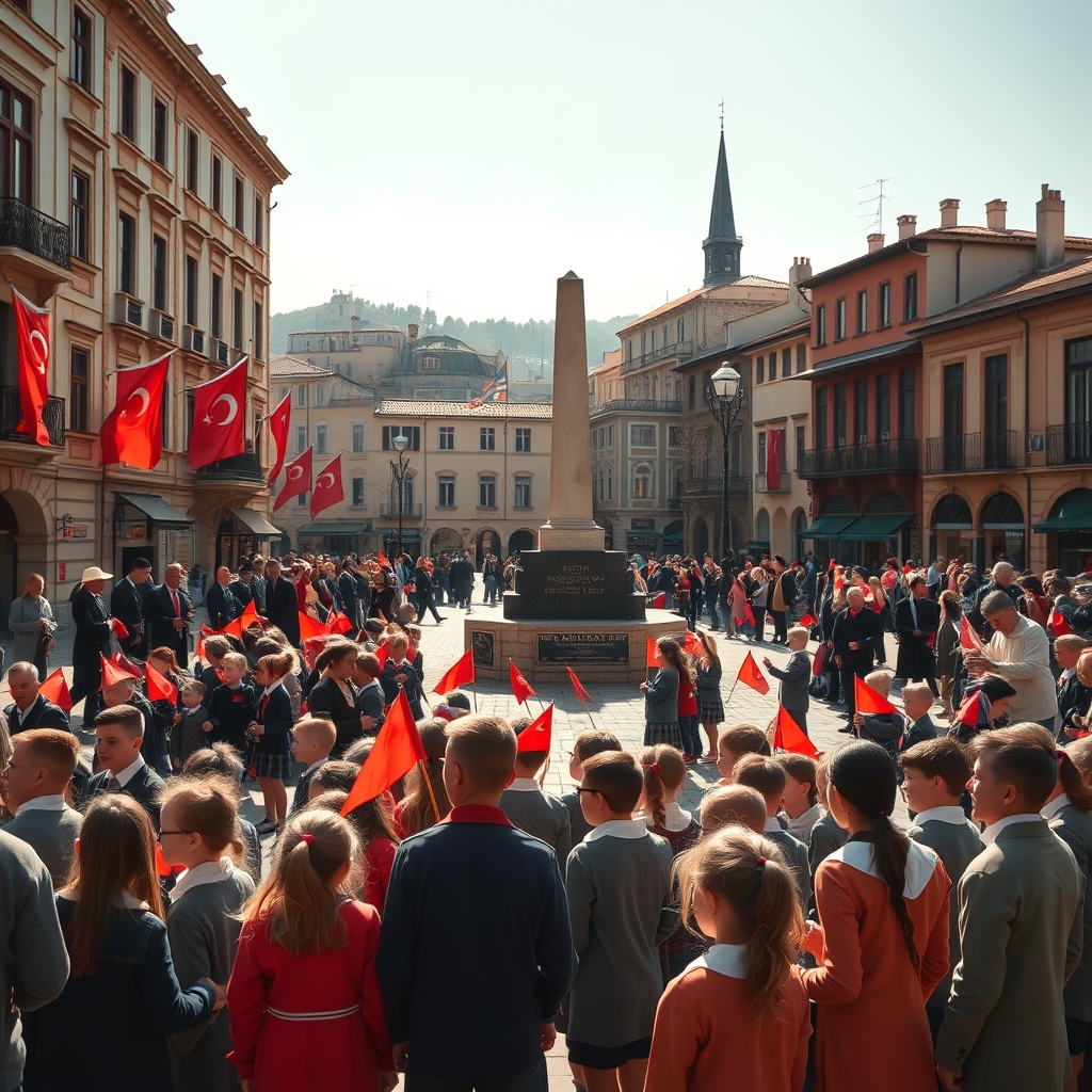 Squares Lit by Children's Voices: the Unforgotten Face of the Joy of National Sovereignty
