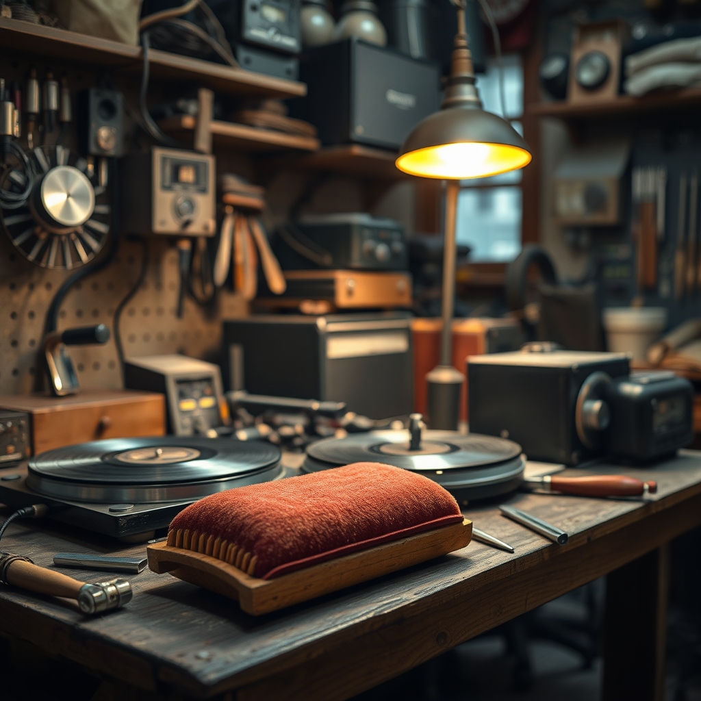 Record Cleaning Brush: Explaining Why It Found a Second Life in Repairmen’s Hands, Settling Gently into Urban Memory Amid the Hope That Sharpened as the Antenna Turned