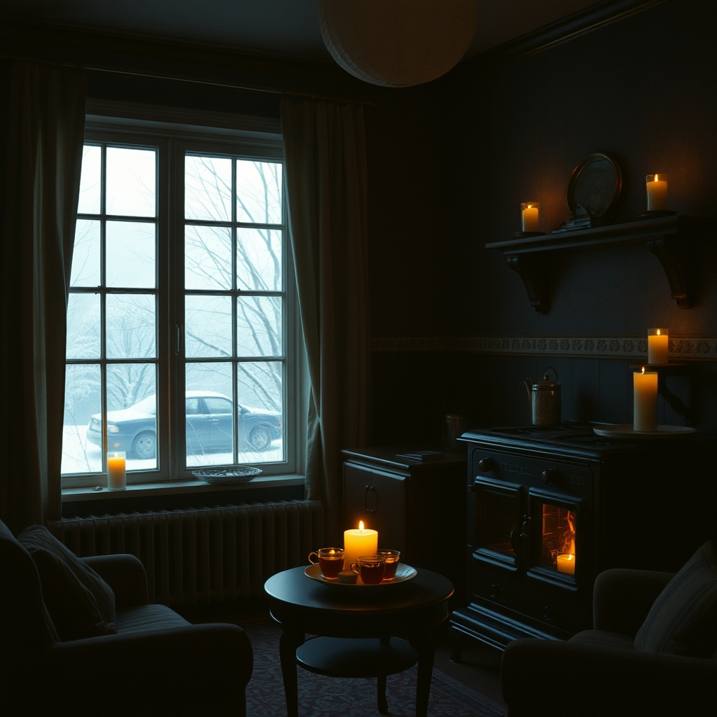 winter-power-outage-evenings-city-memory