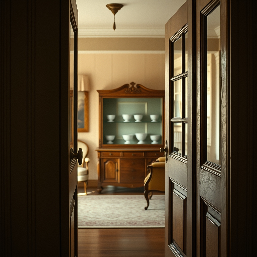 the Brass Door Knocker and the Most Visible Corner of the Living Room Display Cabinet: How It Reflected the Taste of an Era