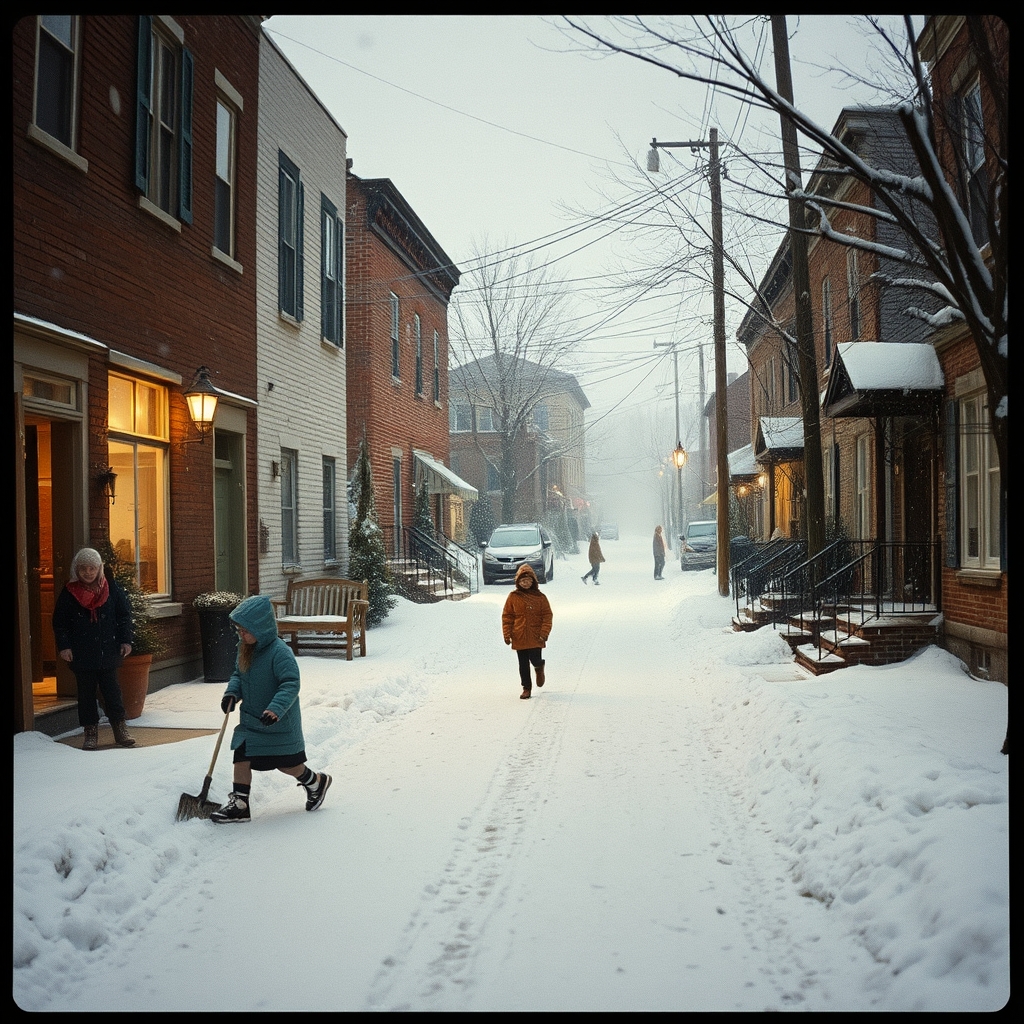 Why Did the Hours Spent in Streets That Did Not Empty When It Snowed Make Neighborliness So Strong?