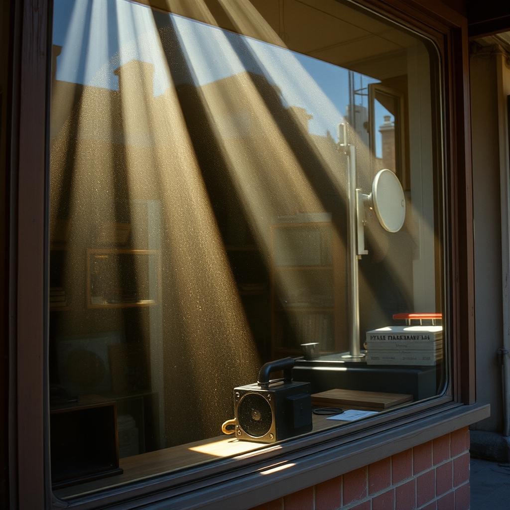 Why Using a Darkroom Enlarger Alongside the Hope That Grew Clearer as the Antenna Was Turned Was a Ceremony in Itself While Looking at Us from a Shop Window in the Middle of Holiday Languor