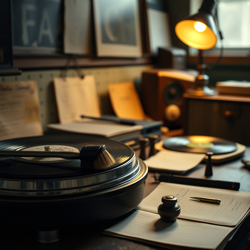Record Cleaning Brush: Explaining Why It Found a Second Life in the Hands of Repairmen, Blending into a Quiet Summer Evening Within the Hope That Grew Clearer as the Antenna Was Turned on Notebook-Scented Mornings