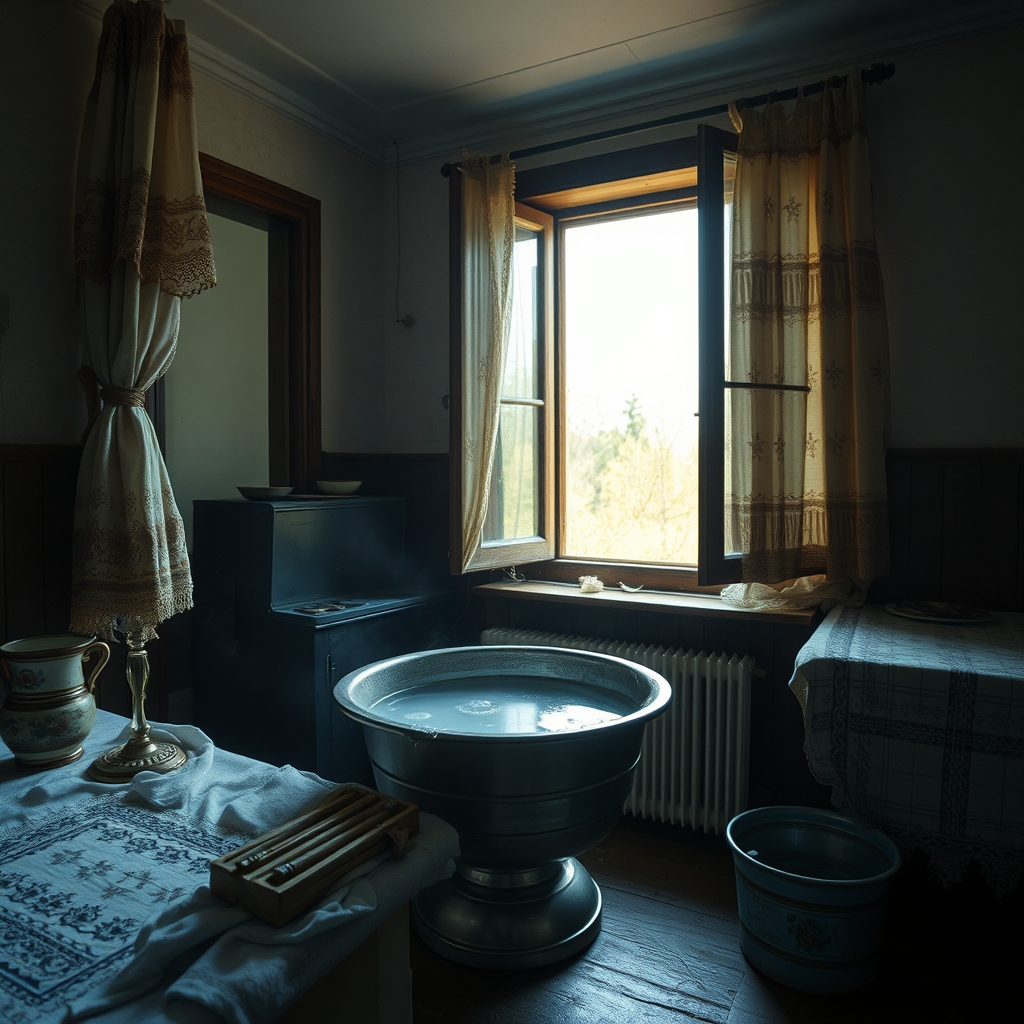 the Zinc Basin and Its Face Shining Again During Holiday Cleaning: How It Shaped the Rituals of Home Life